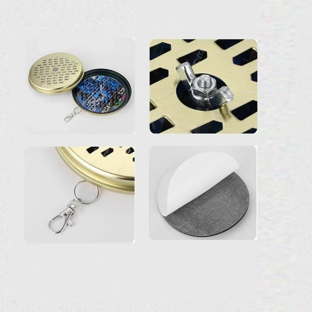 Windproof Mosquito Coil Holder – Hangable Metal Repellent Tray