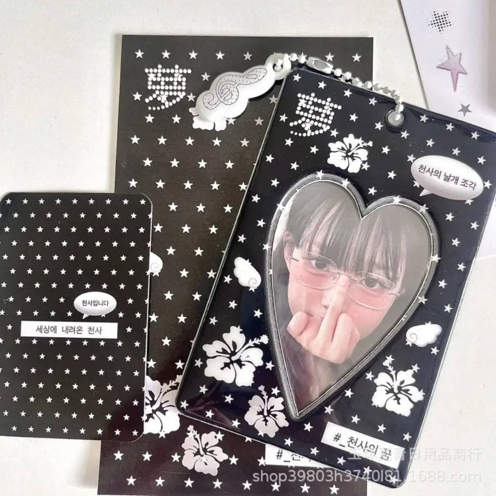 Y2K Kpop Photocard Holder – PVC Mini Idol Photo Card Album