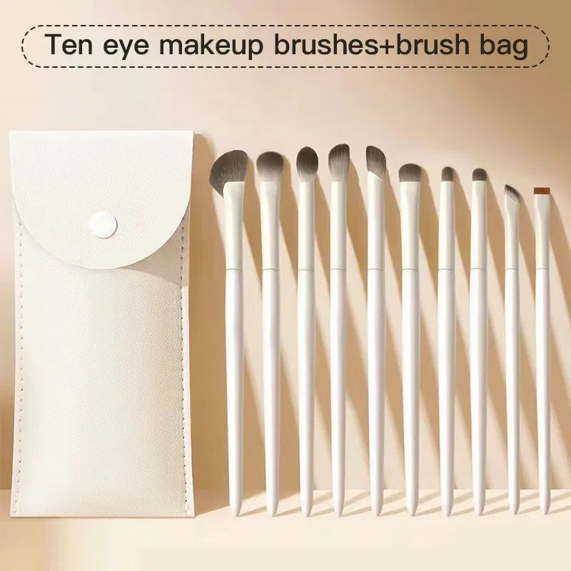 Ultra Soft Eyeshadow Brush Set – 5/8/10 Pcs Eye Makeup Brushes