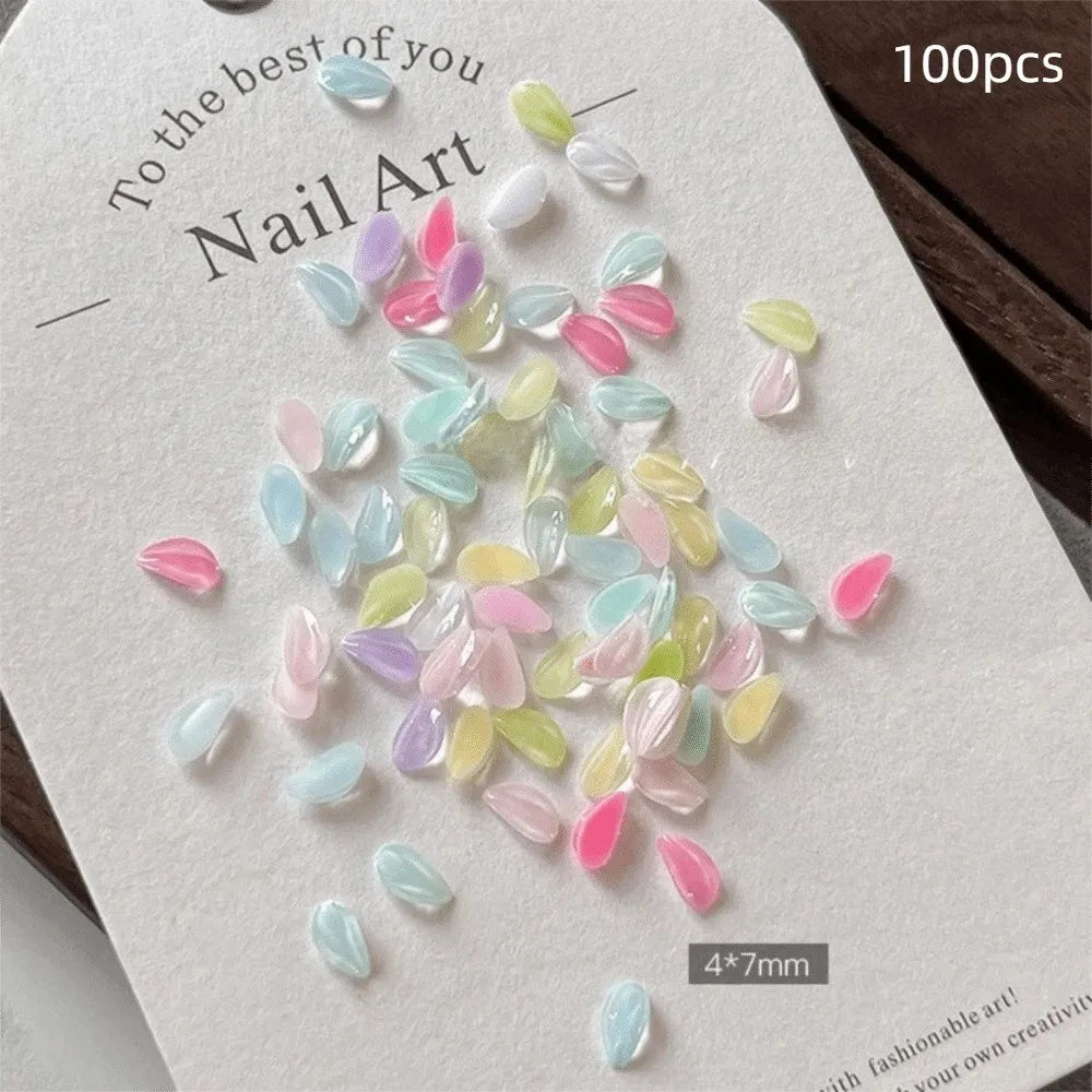 3D Flower Nail Art Charms Kit – 12-Grid DIY Sequins & Decor