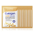 10-Pack Collagen Sheet Face Masks – Hydrating Skincare