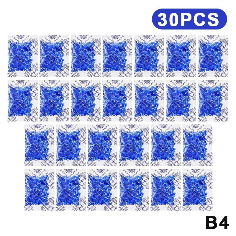 Reusable Silica Gel Desiccant Sachets – Moisture Absorber 5–30 Pack