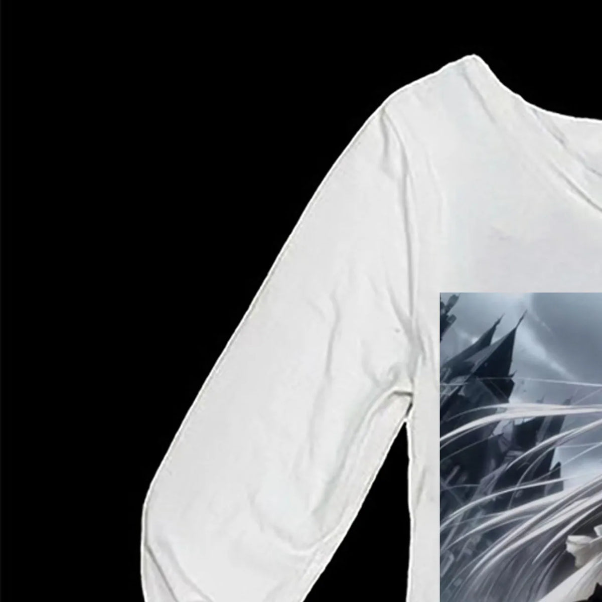 Y2K Anime Graphic Long-Sleeve Tee | Harajuku Streetwear Women