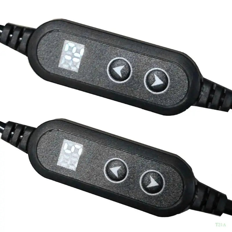 USB-C to Car Cigarette Adapter – Adjustable 5V–20V Voltage Display