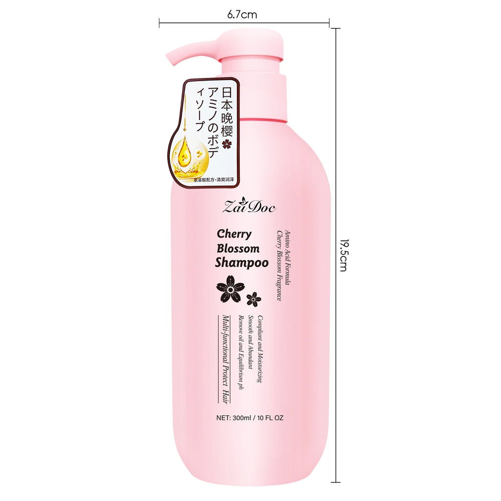 ZaiDoc Cherry Blossom Amino Acid Shampoo & Conditioner Set 300ml