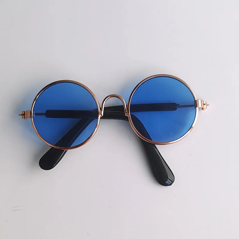 Vintage Round Pet Glasses – Dog & Cat Photo Prop Eyewear