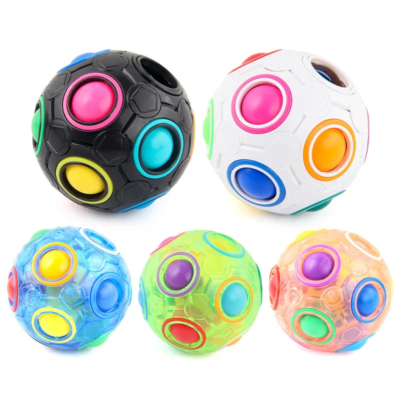 Magic Rainbow Puzzle Ball – 3D Color Matching Brain Teaser Toy