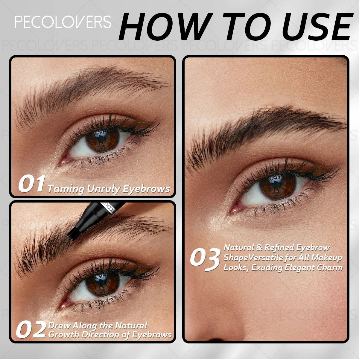 SAMMY 13-Piece Eye Makeup Kit – Palette, Liner & Brushes