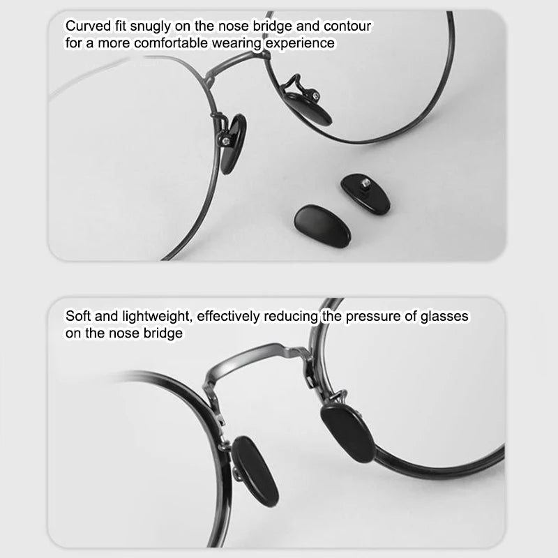 5-Pack Anti-Slip Silicone Nose Pads for Eyeglasses & Sunglasses