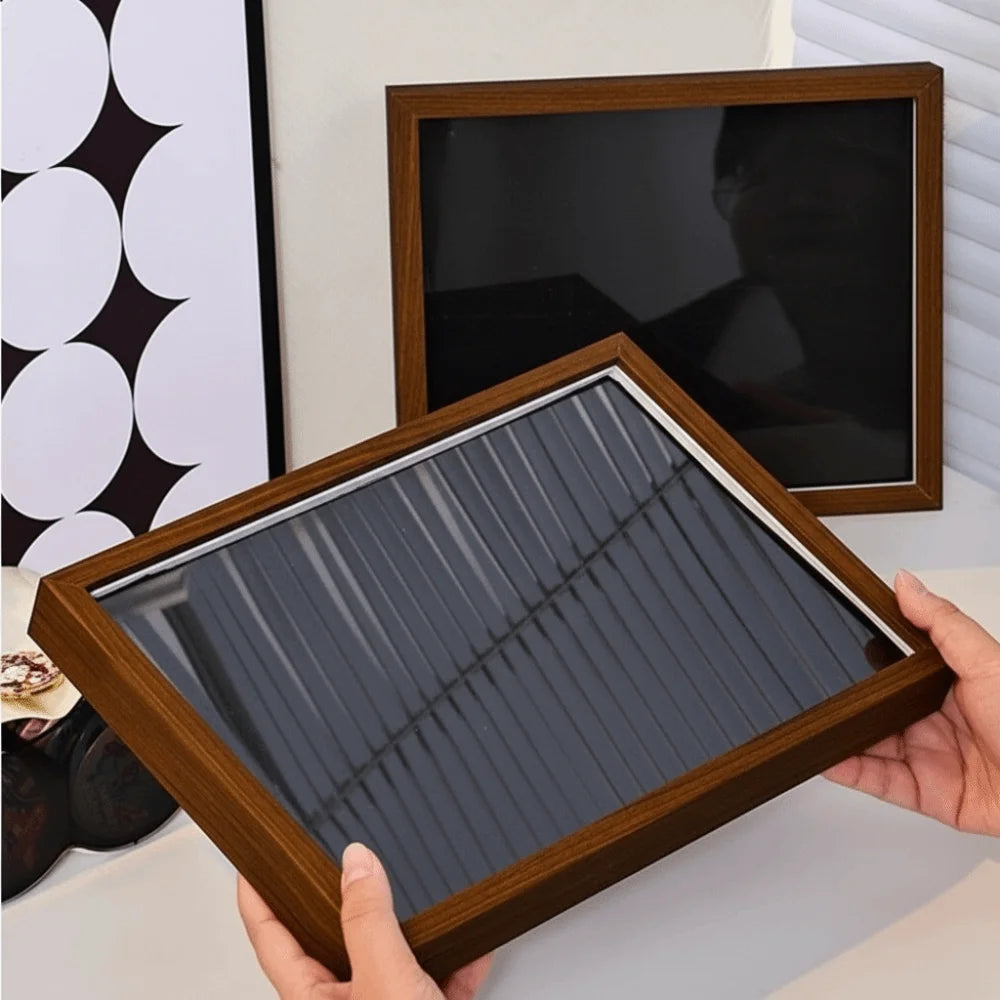 Wall-Mounted Badge & Brooch Display Frame | Felt Board Storage