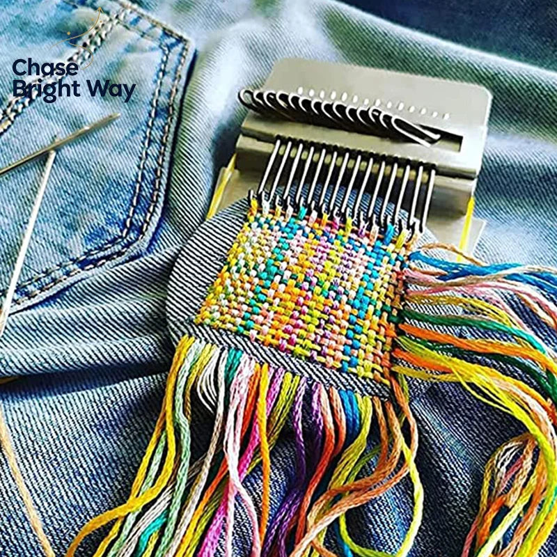 DIY Wooden Darning Loom – Hand Weaving & Knitting Tool