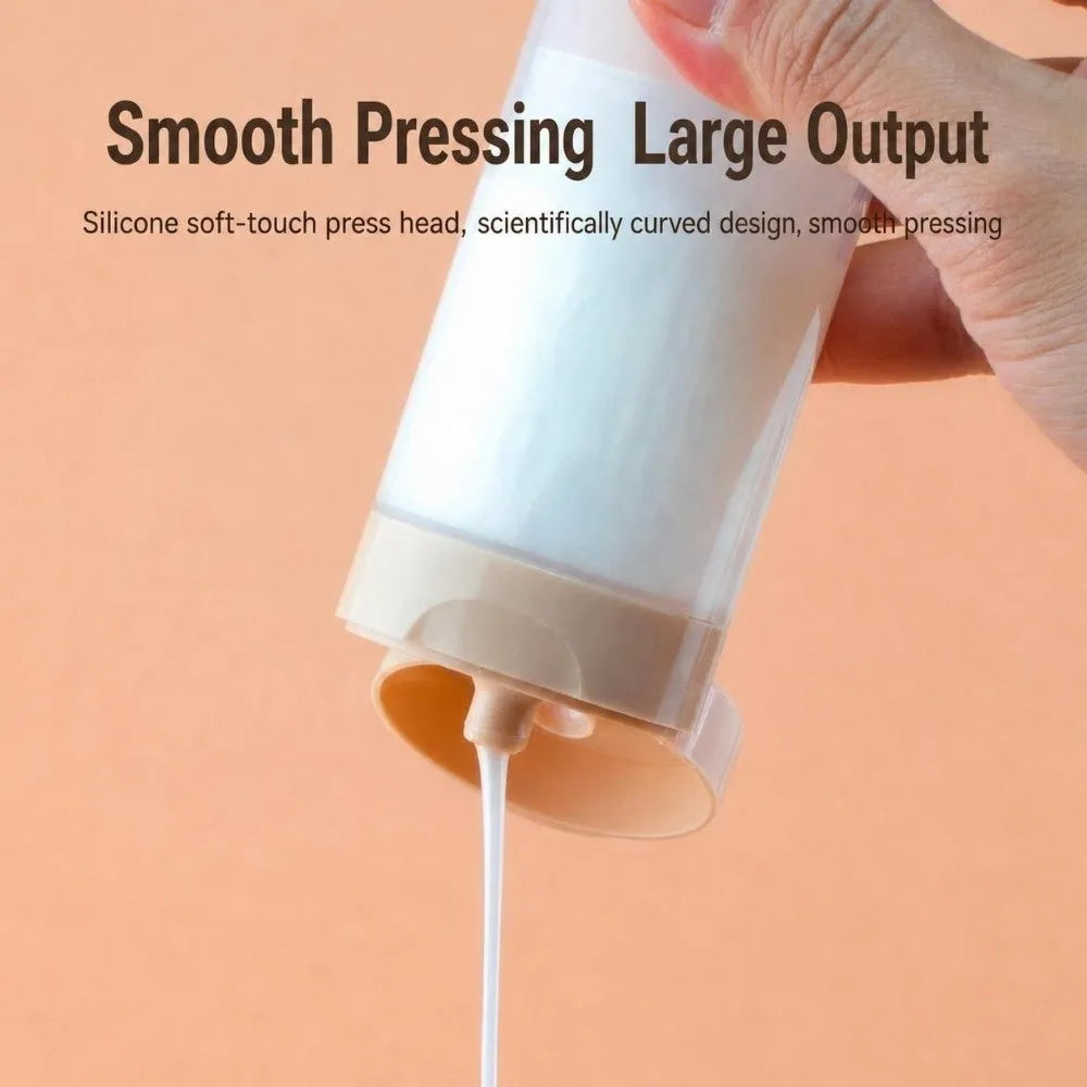 Vacuum Travel Bottles 50/80ml – Leakproof Airless Pump Dispenser