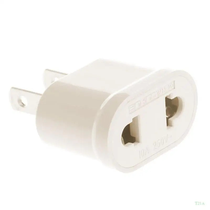 EU to US Travel Plug Adapter – European 2-Pin to US Convert