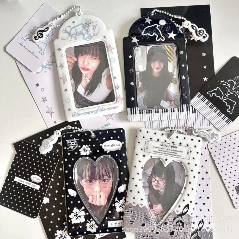 Y2K Kpop Photocard Holder – PVC Mini Idol Photo Card Album