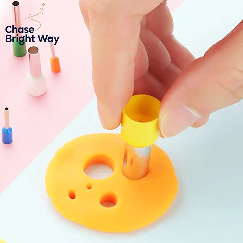 Polymer Clay Hole Punch Cutter Set – 8 Sizes DIY Earrings
