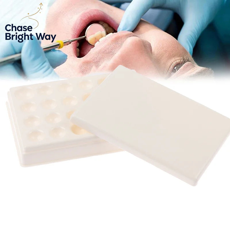Dental Lab 24-Slot Porcelain Mixing Palette with Cover