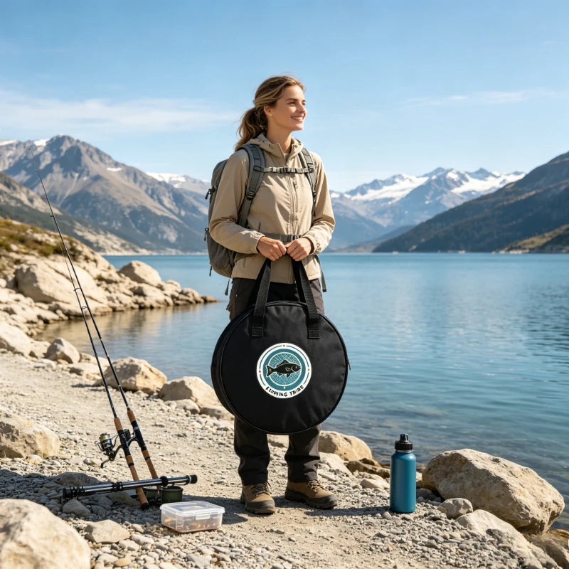 Foldable Fishing Net Bag – Portable Fish-Proof Gear Pouch