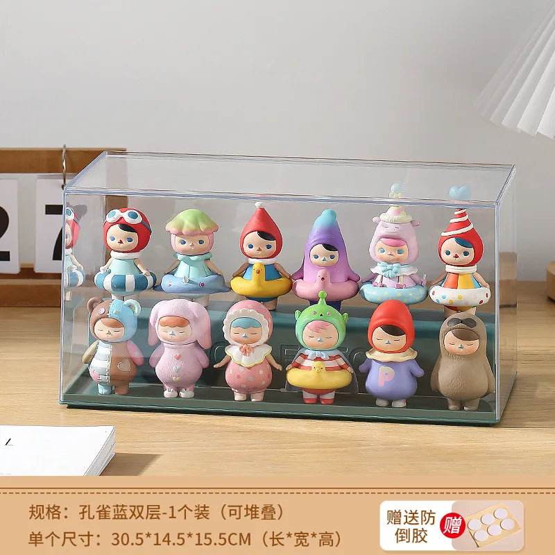 Rotating Multi-Layer Display Rack for Figures & Collectibles
