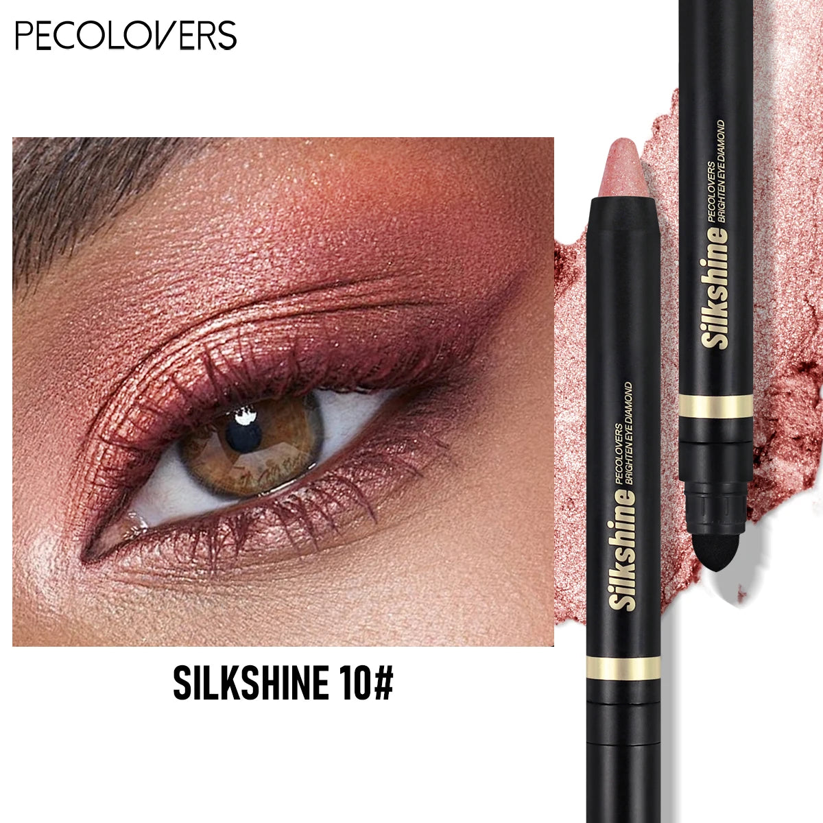 Pearly Multicolored Eyeshadow Stick – Sparkle & Long-Lasting