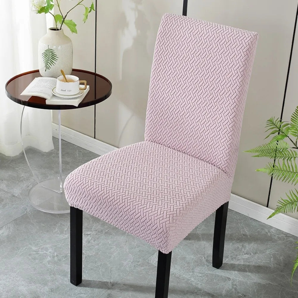 T-Shape Jacquard Chair Cover – Elastic Universal Slipcover