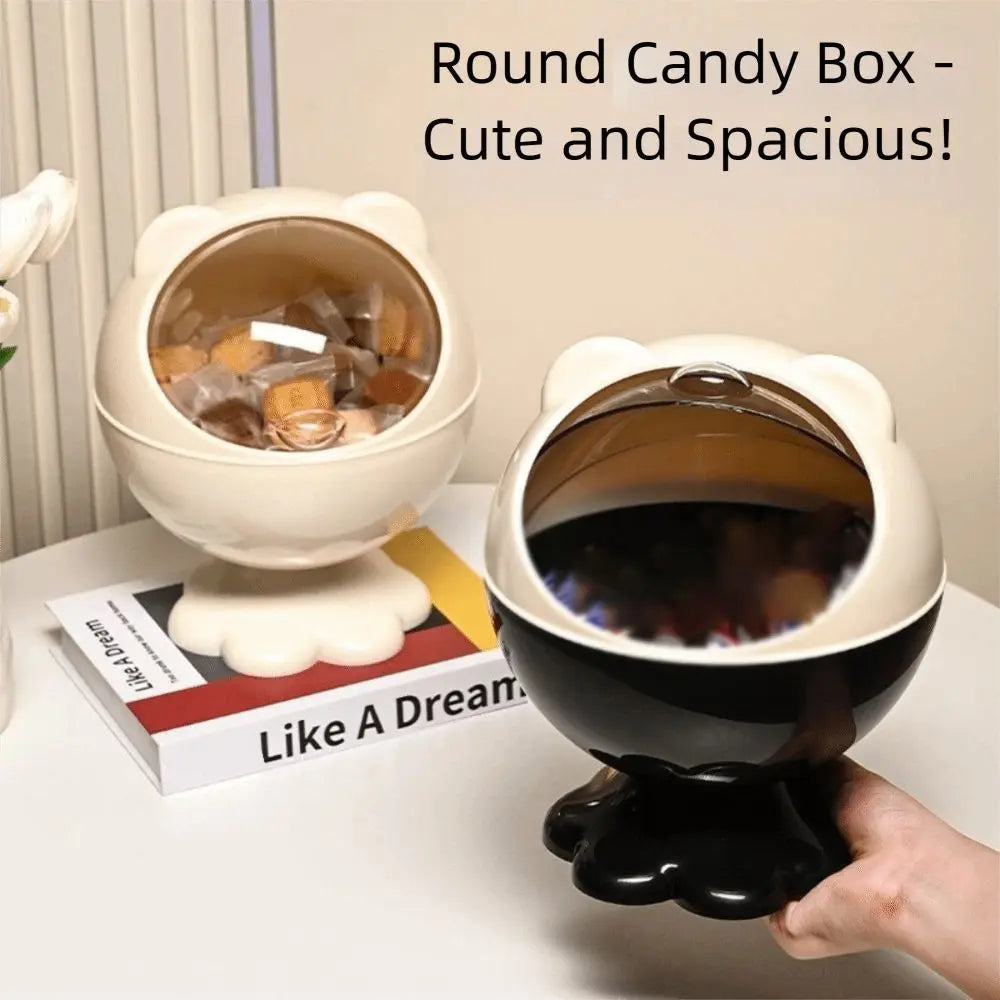 Spherical Hair Accessories Storage Box with Dustproof Lid