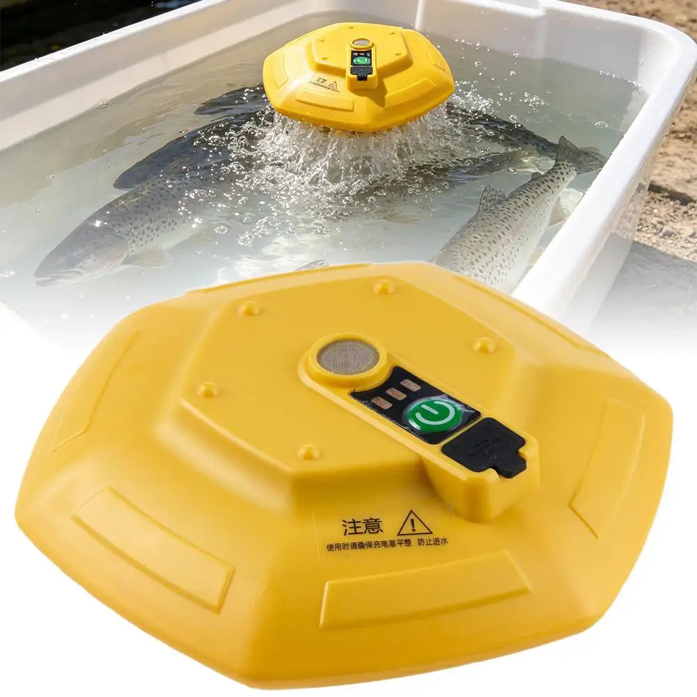 Floating Bait Aerator – Rechargeable Quiet Live Bait Oxygen Pump