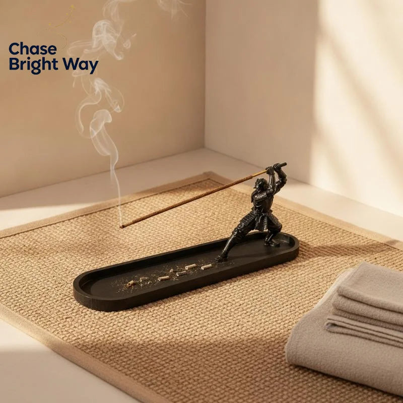 Samurai Katana Incense Holder – Ash Catcher Tray | Zen Décor