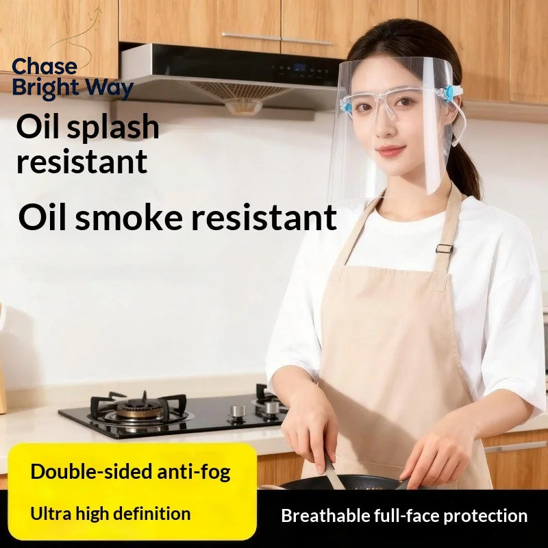 Transparent Full Face Shield – Anti-Splash Safety Guard
