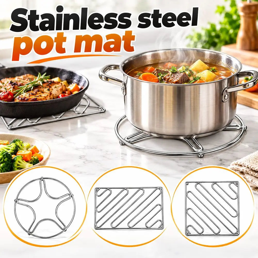 Stainless Steel Trivet Pot Holder & Steamer Rack – Rustproof