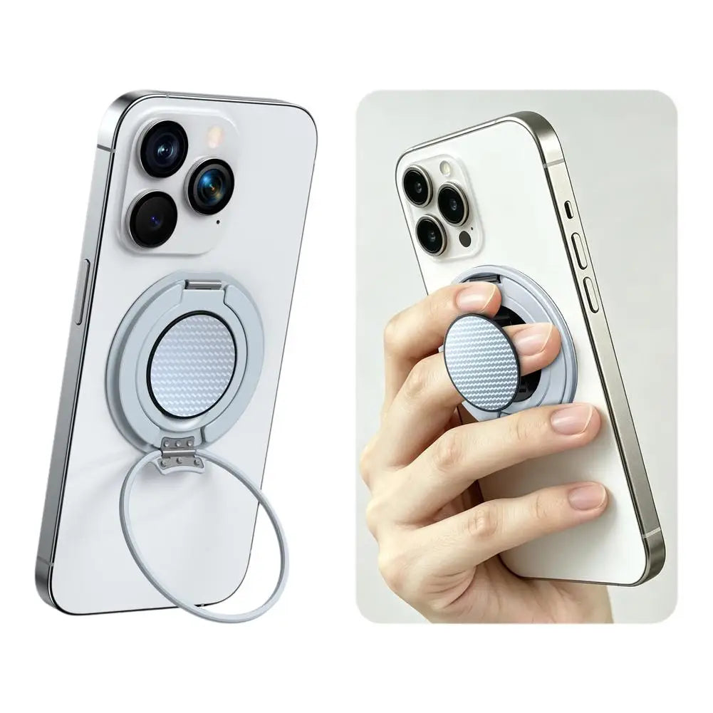 Magnetic Ring Phone Stand | 360° Rotating Aluminum Grip – SAMMY