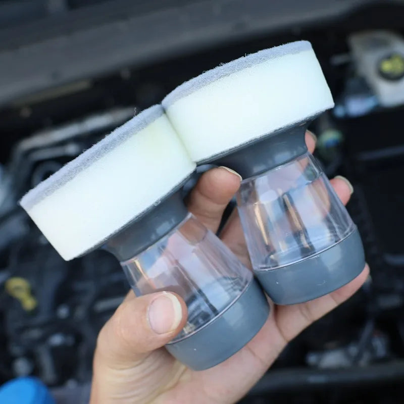 Tire Shine Wax Applicator Sponge Kit – Car Paint & Dashboard