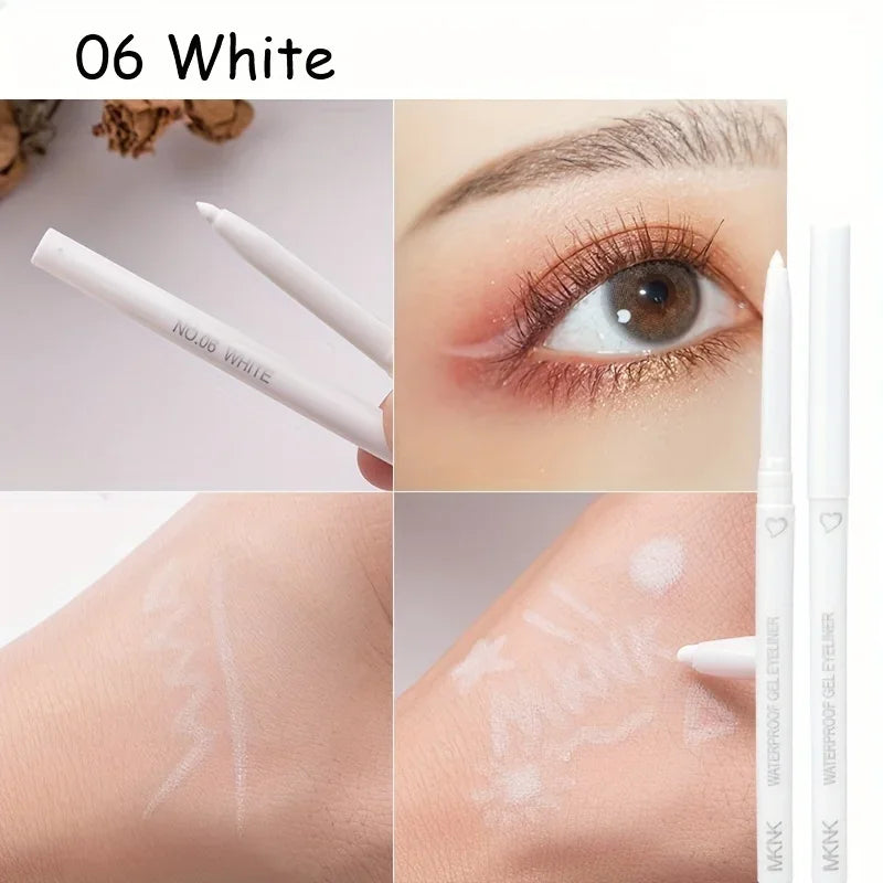 Waterproof Eyeliner Pencil – 5 Colors, Long-Lasting Cream