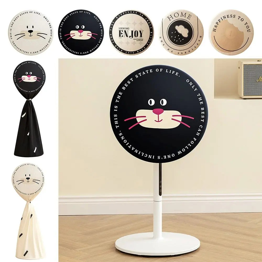 Cartoon Electric Fan Cover – Kids Finger Guard Safety Mesh