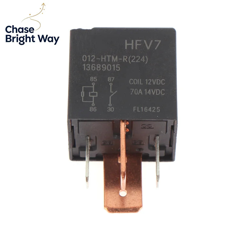 HFV7 012-HTM-R 12V 70A 4-Pin Car Relay – 12VDC Auto Switch
