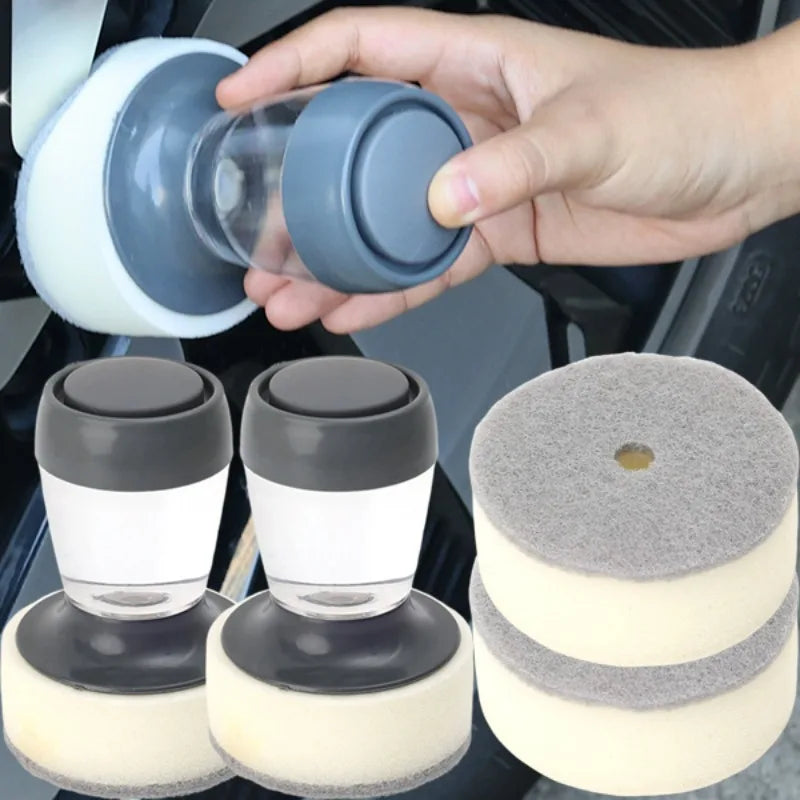 Tire Shine Wax Applicator Sponge Kit – Car Paint & Dashboard