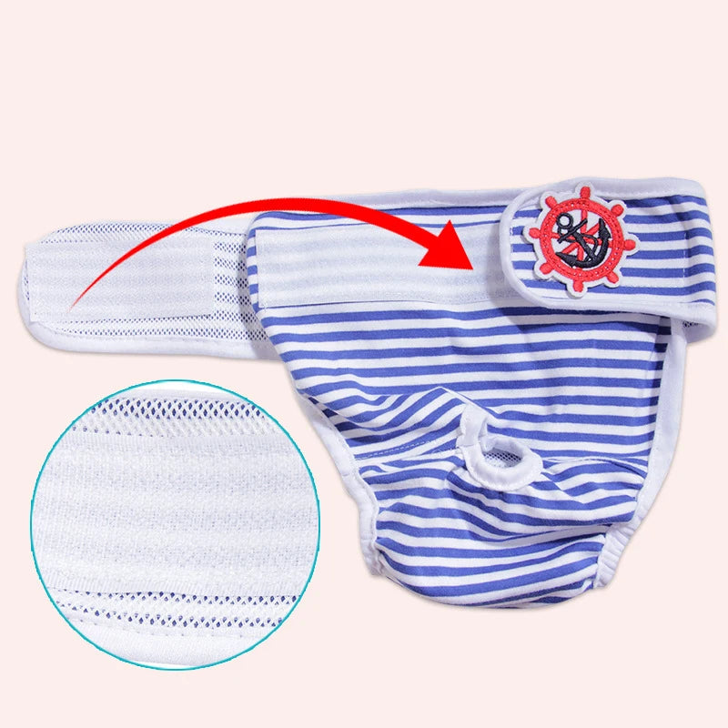 Washable Female Dog Diaper Shorts – Reusable Sanitary Pants