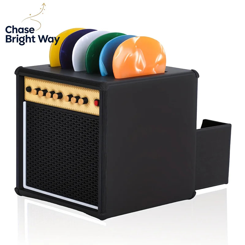 3D Printed Guitar Pick Holder with Drawer – Amp Design