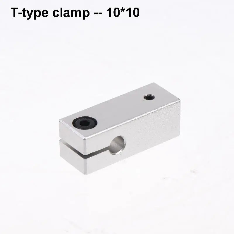 T-Type Optical Axis Cross Block Shaft Clamp | Aluminum Alloy