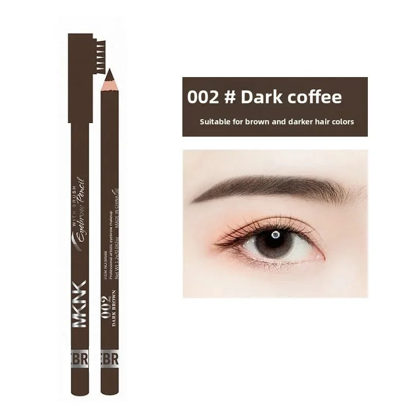 Wooden Double-Ended Eyebrow Pencil – 4 Shades, Waterproof