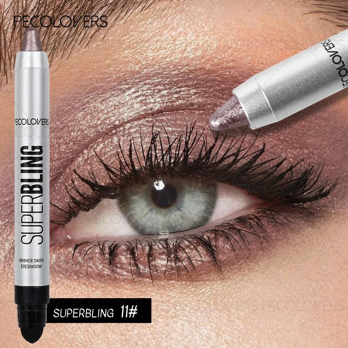 SAMMY Green Glitter Eyeshadow Pen – Waterproof Shimmer Makeup