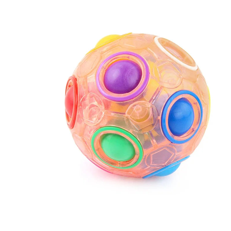 Magic Rainbow Puzzle Ball – 3D Color Matching Brain Teaser Toy