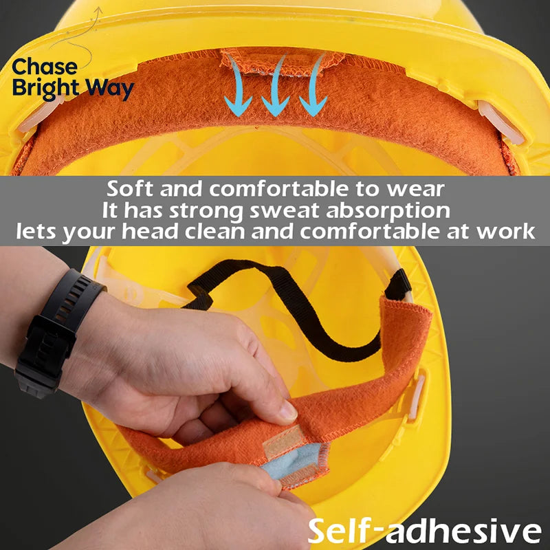 Hard Hat Sweatbands – Flame Retardant Helmet Cushion Pads 2-Pack