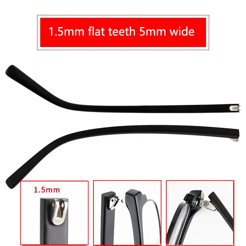 TR90 Replacement Eyeglasses Temple Arms – Anti-Slip Pair