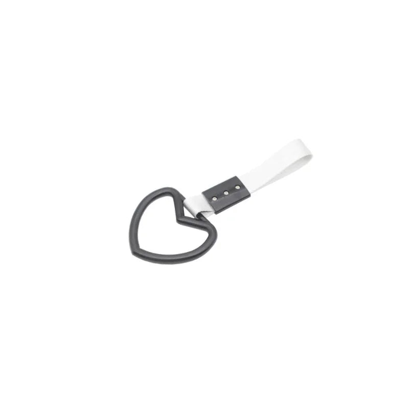 JDM Tsurikawa Heart Ring Charm – Car Bumper Warning Strap