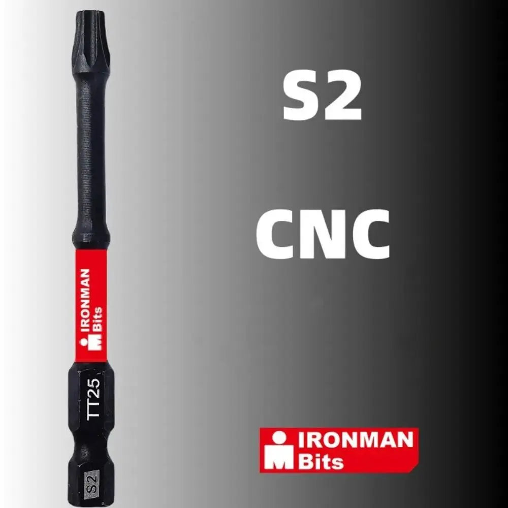 S2 Steel Magnetic Impact Screwdriver Bits Set – Torx 25–150mm