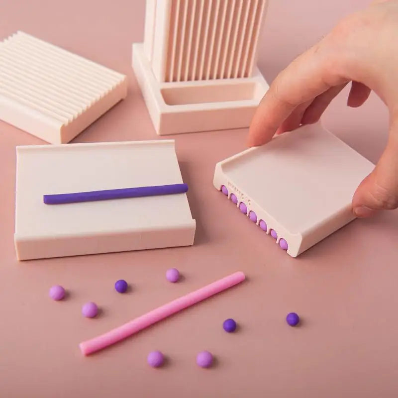 2-in-1 Polymer Clay Shaping Tool Set – Rolling & Bead Maker