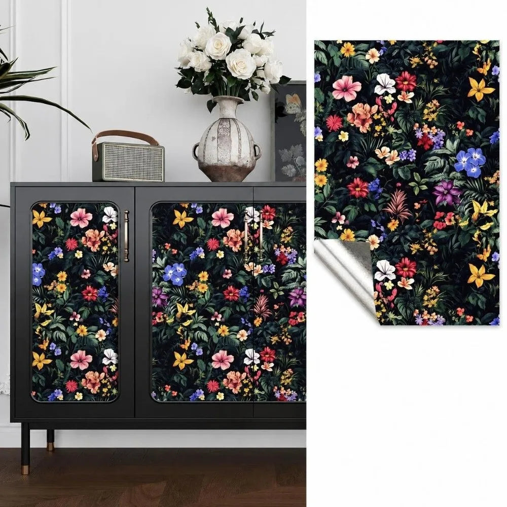 French Floral Peel & Stick Wallpaper – Removable PVC Wall Roll