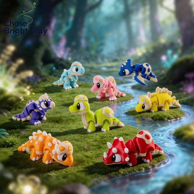 3D Printed Articulated Dinosaur Figure – Movable Joints Toy