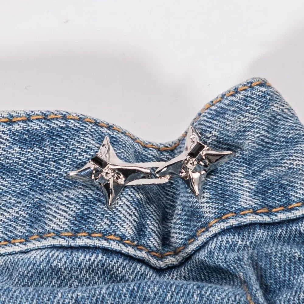Star Adjustable Waist Buckle – Jeans Button Tightener