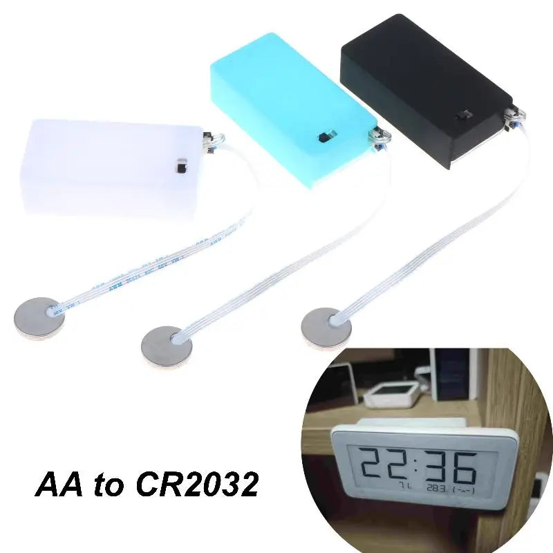 CR2032 to AA Battery Converter – Non-Destructive Dummy Adapter